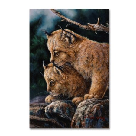 Trademark Fine Art Wanda Mumm 'Just The Two Of Us' Canvas Art, 12x19 ALI13140-C1219GG